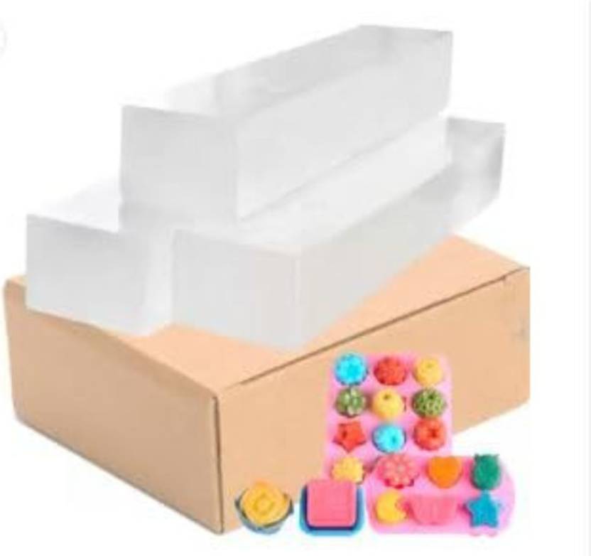 Puretica Premium Ultra Clear Soap Base 250gm | Melt & Pour Glycerin Base
