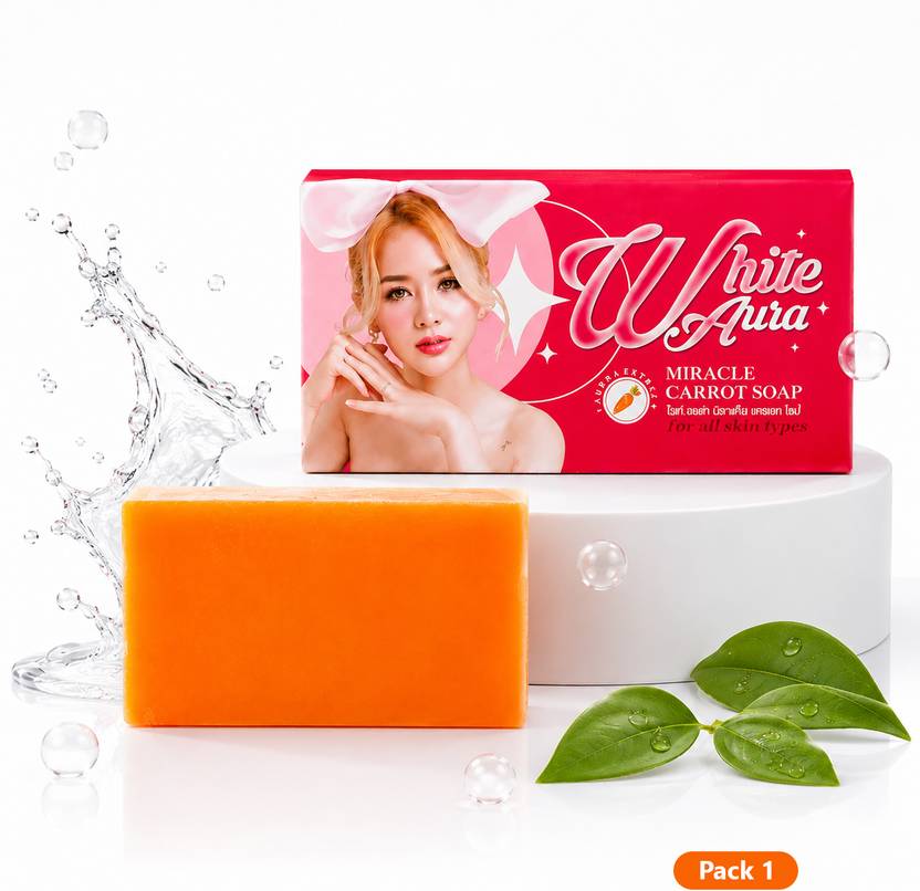 Dot.net WhiteAura Premium Bath Soap for Fresh Healthy Looking Skin