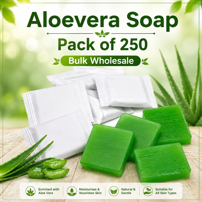 Vritti Aloe Vera Glycerine Soap 250 PC Pack