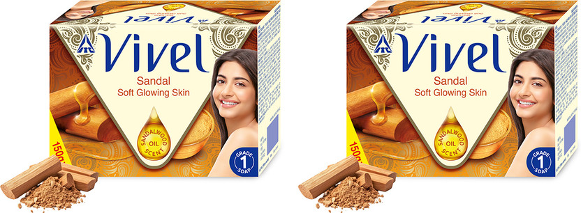 Vivel Sandal Soap (x G) on Flipkart