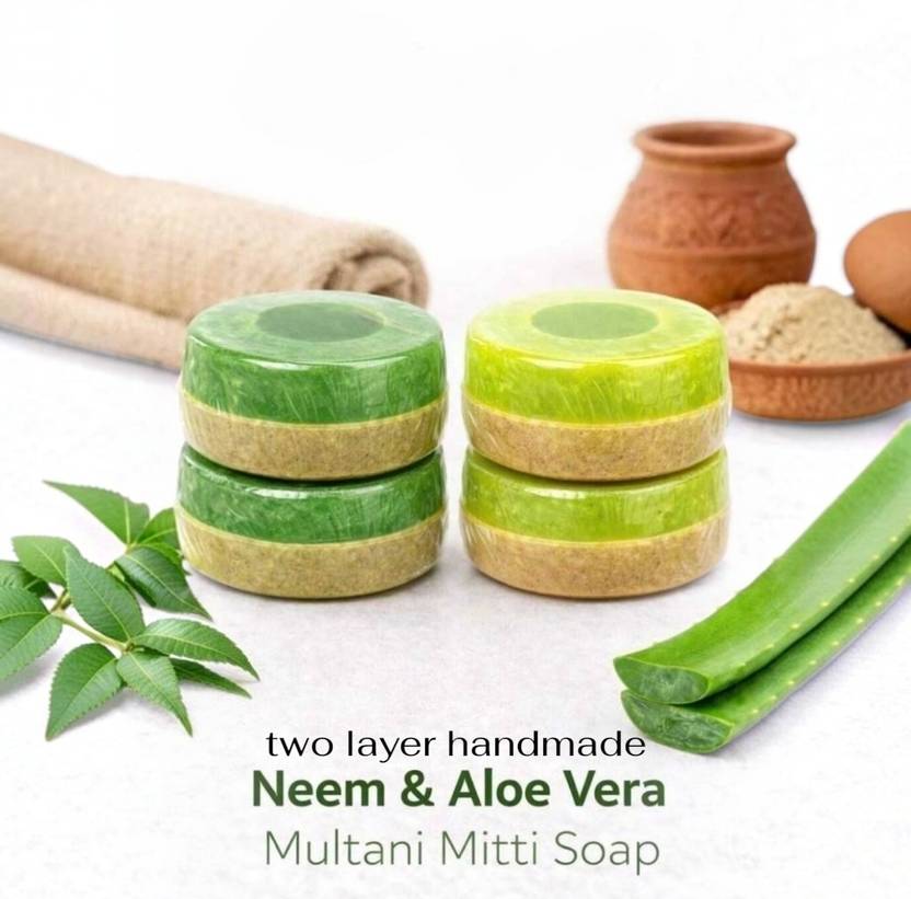 arysta Neem Aloe Vera Herbal Bath Soap for Clear & Healthy Skin
