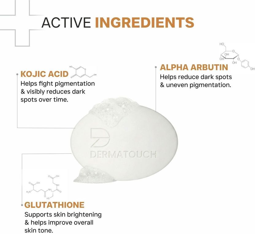 Dermatouch Kojic Acid 1% Soap with Glutathione 75g - Image 2