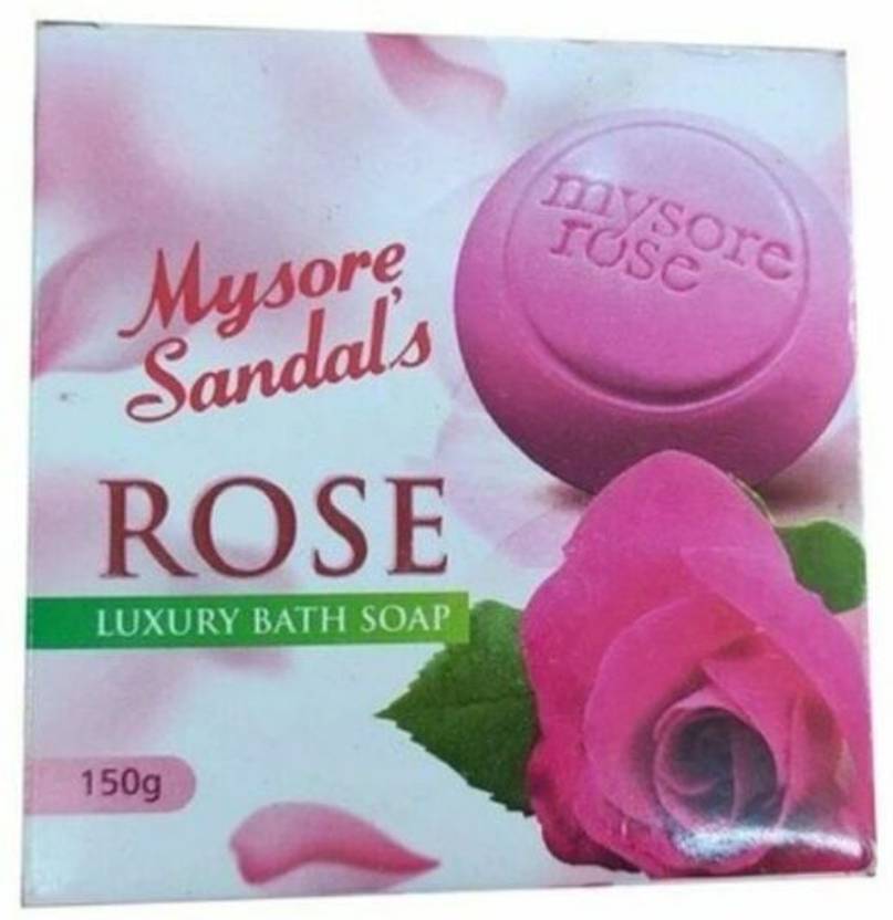 MYSORE SANDAL Rose Luxury Bath Soap Price in India, Buy MYSORE SANDAL