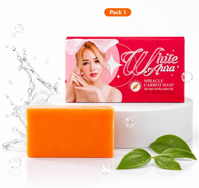 Dot.net WhiteAura Skin Softening Beauty Soap for Daily Use