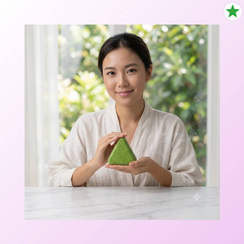 ONE PEAU Grass Herbal Shampoo Bar - for Dandruff Care Herbal Wash Bar