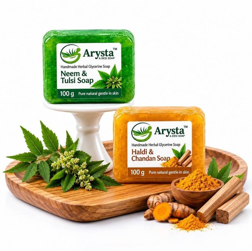 arysta Herbal Bath Soap for Clear & Healthy Skin (2*100)g