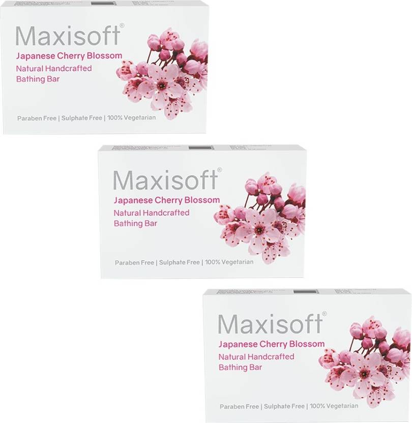 Maxisoft Japanese Cherry Blossom Bathing Bar 75 gm | Pentavitin & Butters |