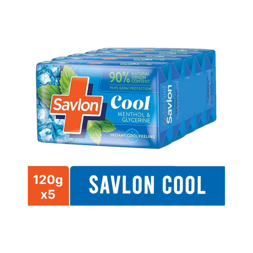 Savlon Cool Menthol Bathing Soap Bar Protected Skin Value Family