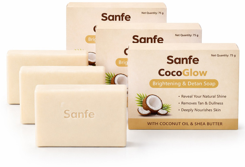 Sanfe Cocoglow Brightening & Detan Soap