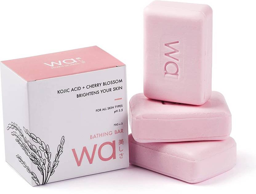 wa Skin Brightening Soap 75g x Pack of 3