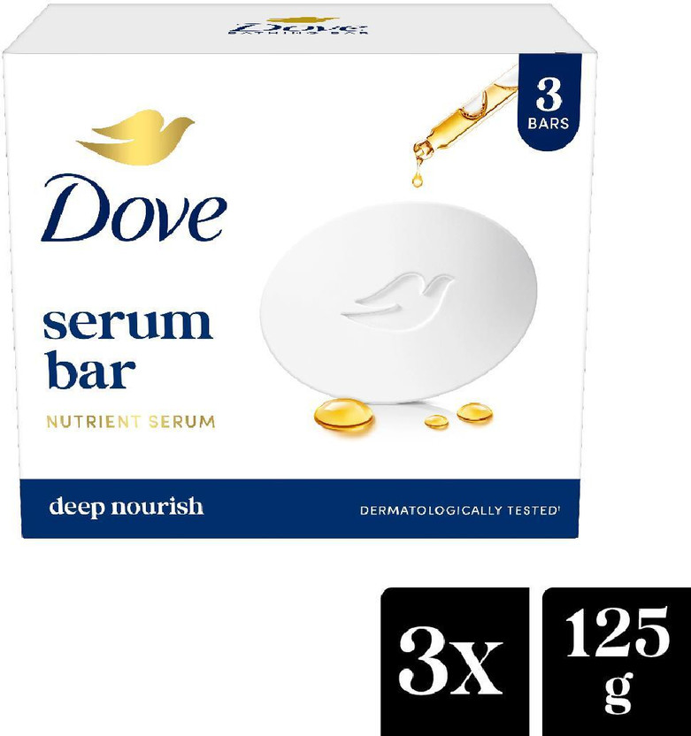 DOVE Cream Beauty Bathing Bar For 24 Hour Nourished Skin with