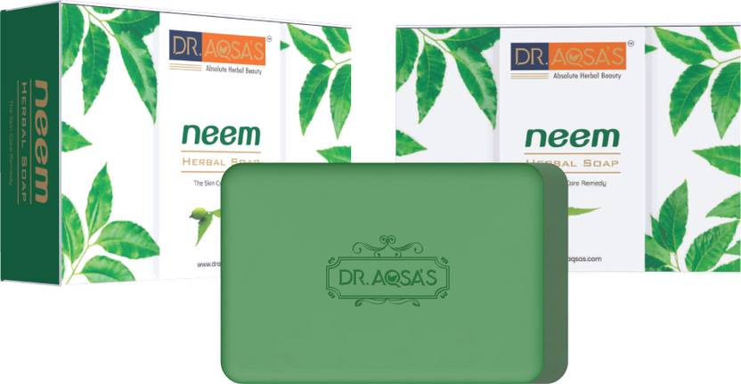 Dr.Aqsa's Herbal Neem Soap | Natural Bathing Soap | Enriched with Neem |