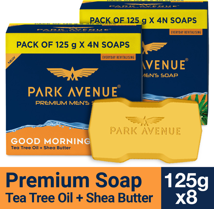 PARK AVENUE Premium Men's Soaps for Bath-Good Morning-Grade 1