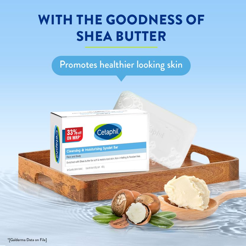 Cetaphil Cleansing Moisturizing Syndet Bar 4x100g - Image 4