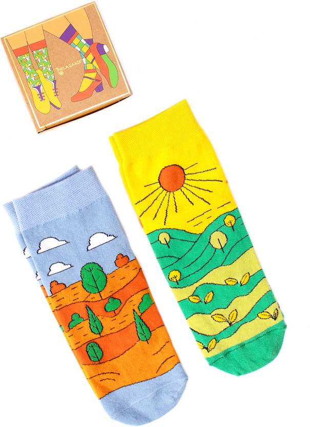 THELA GAADI Men & Women Printed Ankle Length
