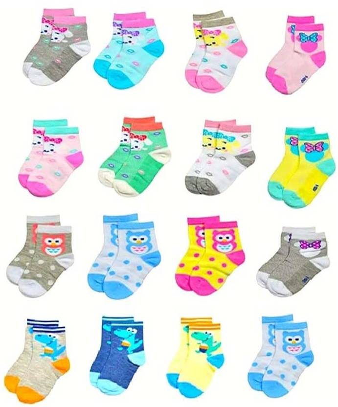 ATTRACTIVE Baby Boys & Baby Girls Printed, Animal Print Ankle Length, Mid-Calf/Crew
