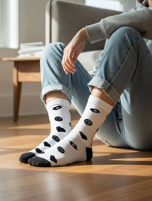 LOTTO Unisex Printed Mid-Calf/Crew