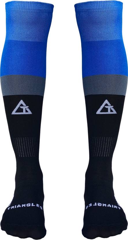 Triangles Sports Hosiery Men & Women Self Design Knee High