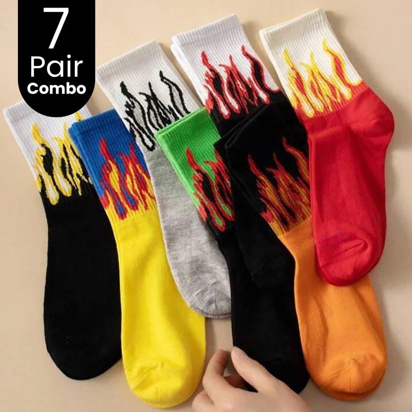Bmode Men & Women Mid-Calf/Crew Socks (Pack of 5) - Image 5