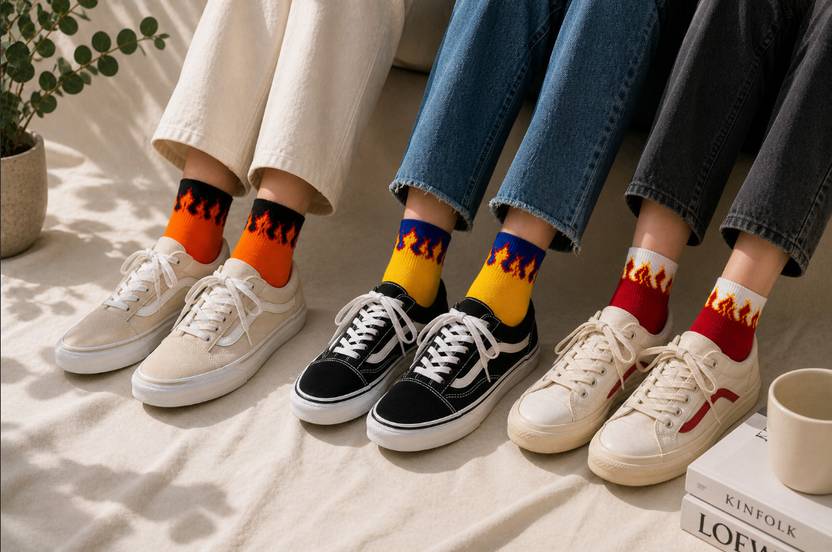 untoldsocks Unisex Printed Mid-Calf/Crew