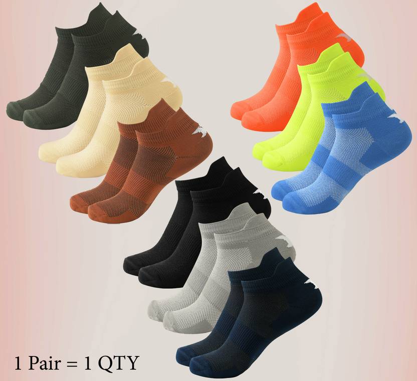 Brucella Men & Women Solid Ankle Length Buy Brucella Men & Women Solid Ankle Length Online at