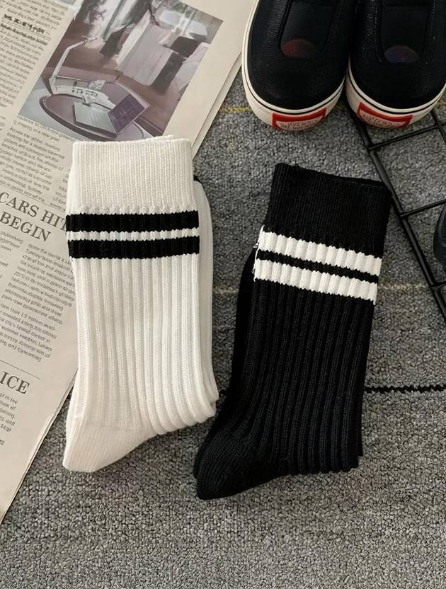 Basketship Unisex Striped Mid-Calf/Crew