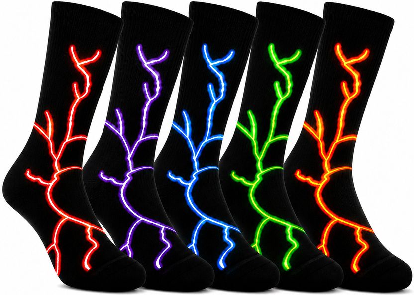 Bmode Men & Women Mid-Calf/Crew Socks (Pack of 5) - Image 6