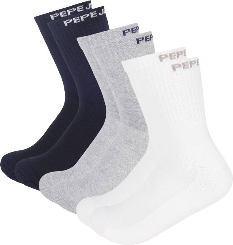 Pepe Jeans Men Self Design Calf Length  (Pack of 3)