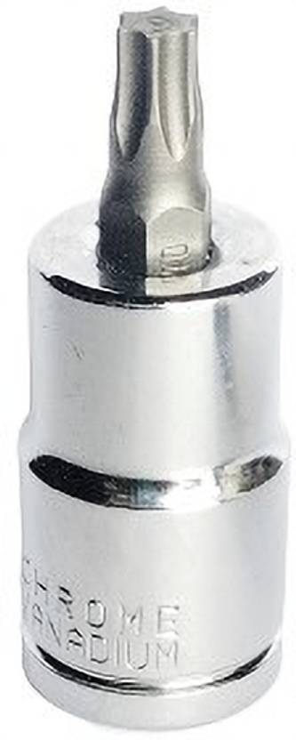 4MECH T-40 Torx Bit Socket 1/2" Drive CRV Socket Set
