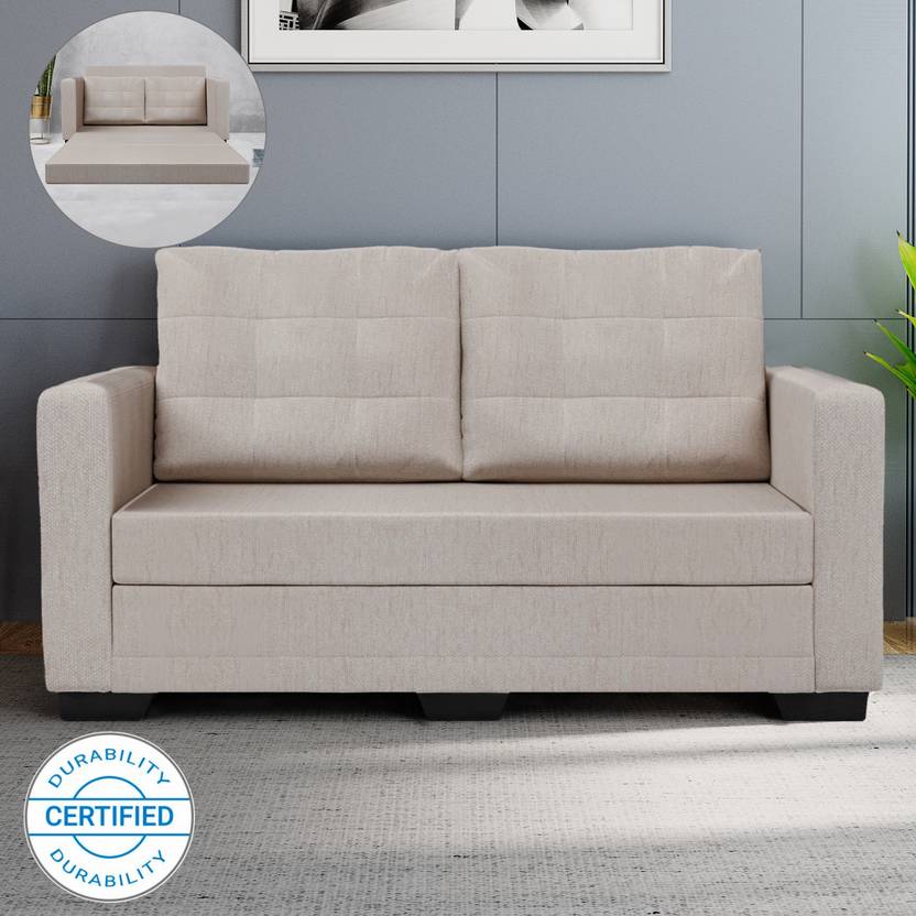 Flipkart Perfect Homes Sofa Bed/Sofa Sectional/Mophino Fabric/ Solid