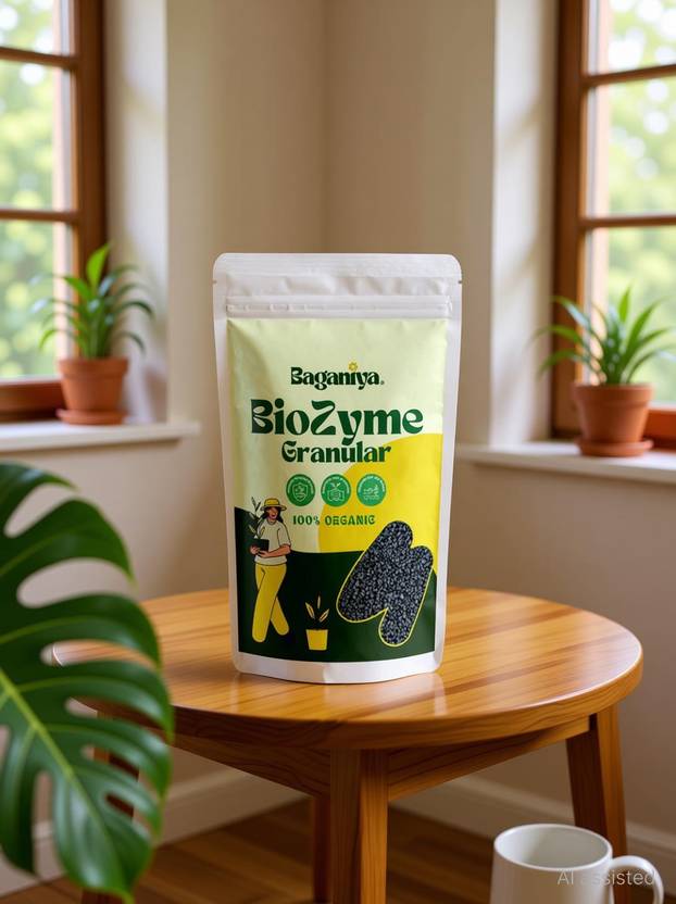 Baganiya BioZyme Granular for Plants and Home Gardening Fertilizer, Manure, Potting Mixture