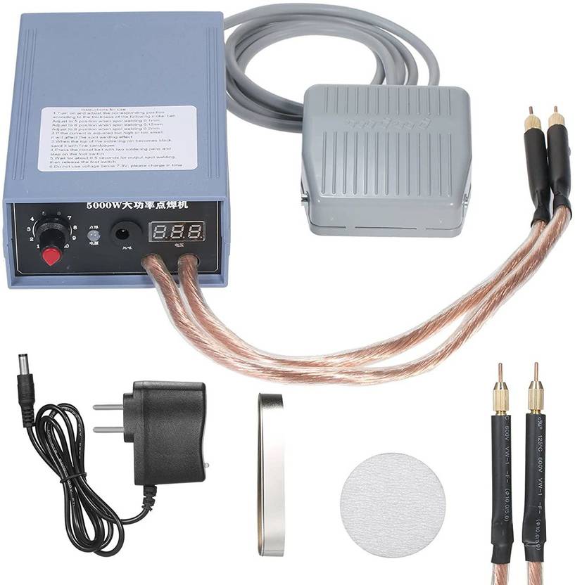 amiciTools Mini Spot Welder Machine for 18650 Battery Pack Welding with