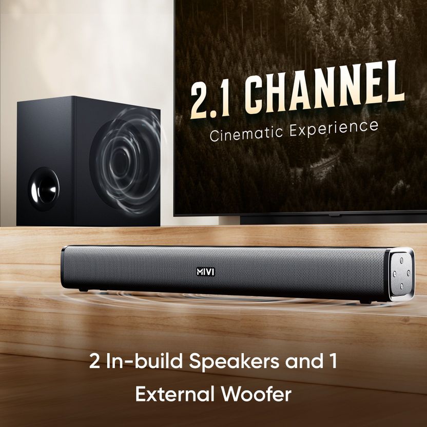 Mivi Fort H160 160W 2.1 Channel Soundbar - Image 4