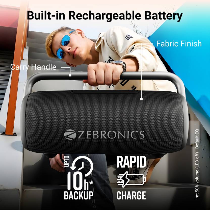 Price History of ZEBRONICS AXON 200, Upto 10 Hours