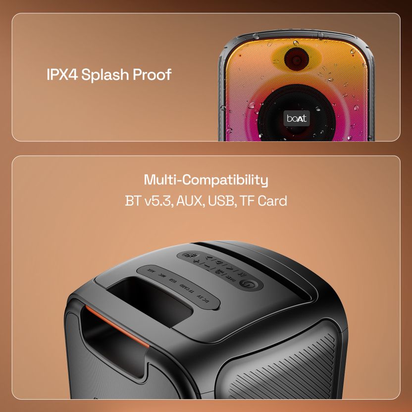 Buy boAt PartyPal 63 Pro 30W Bluetooth Party Speaker - Image 8