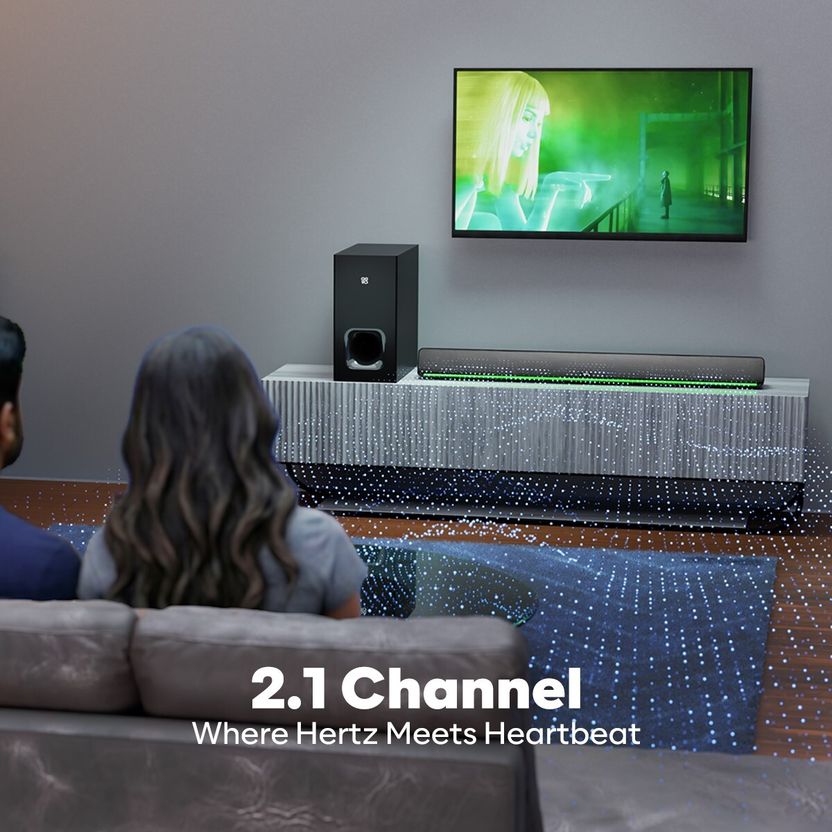GOVO Gosurround 975 Pro 400W Bluetooth Soundbar (Silver) - Image 2