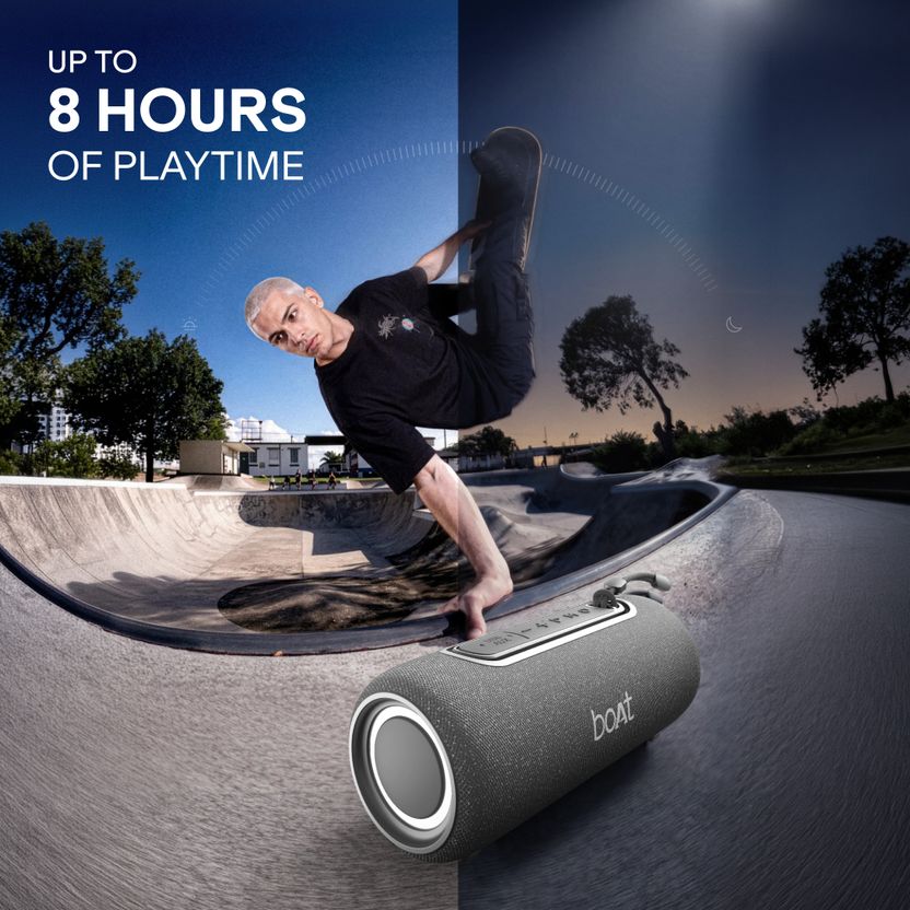 Buy boAt Stone 350 Pro Plus Beige Bluetooth Speaker - Image 4
