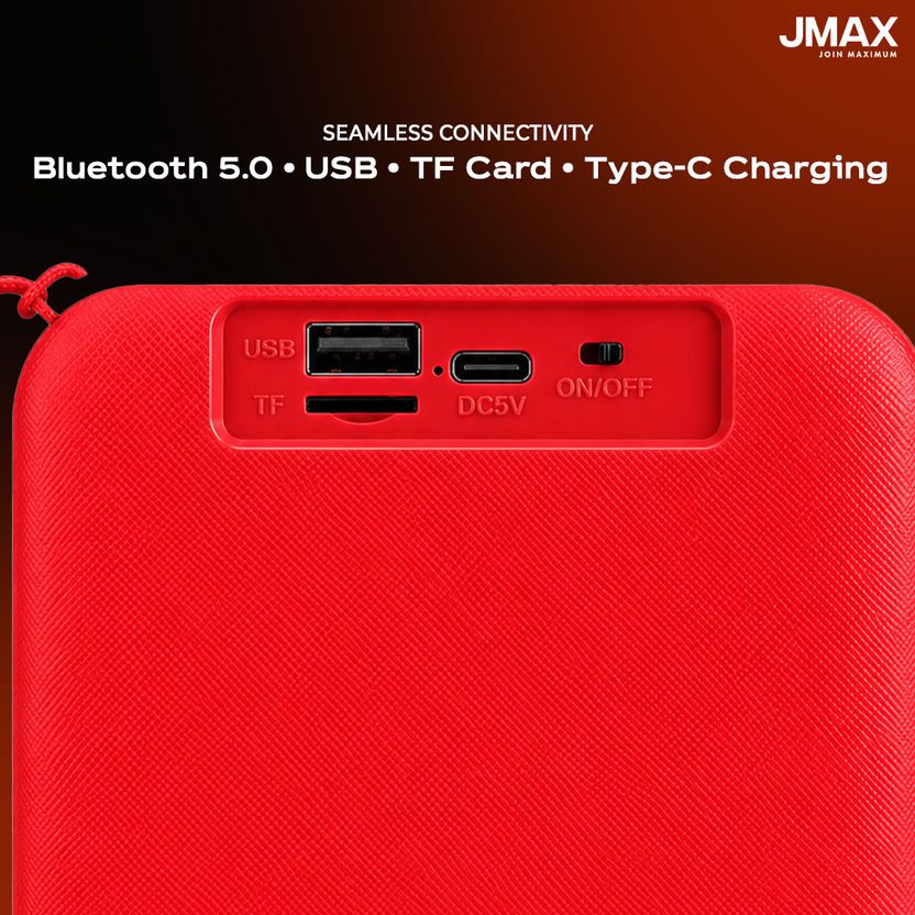 Jmax Portable Speaker With Thunder Sound and High Bass - Image 5