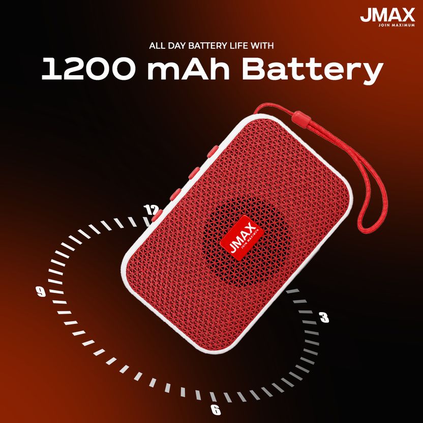 Jmax Portable Speaker With Thunder Sound and High Bass - Image 3