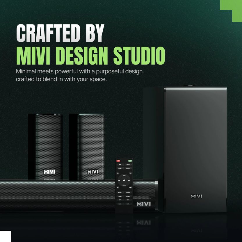 Mivi Fort H350 350W 5.1 Channel Soundbar - Image 7