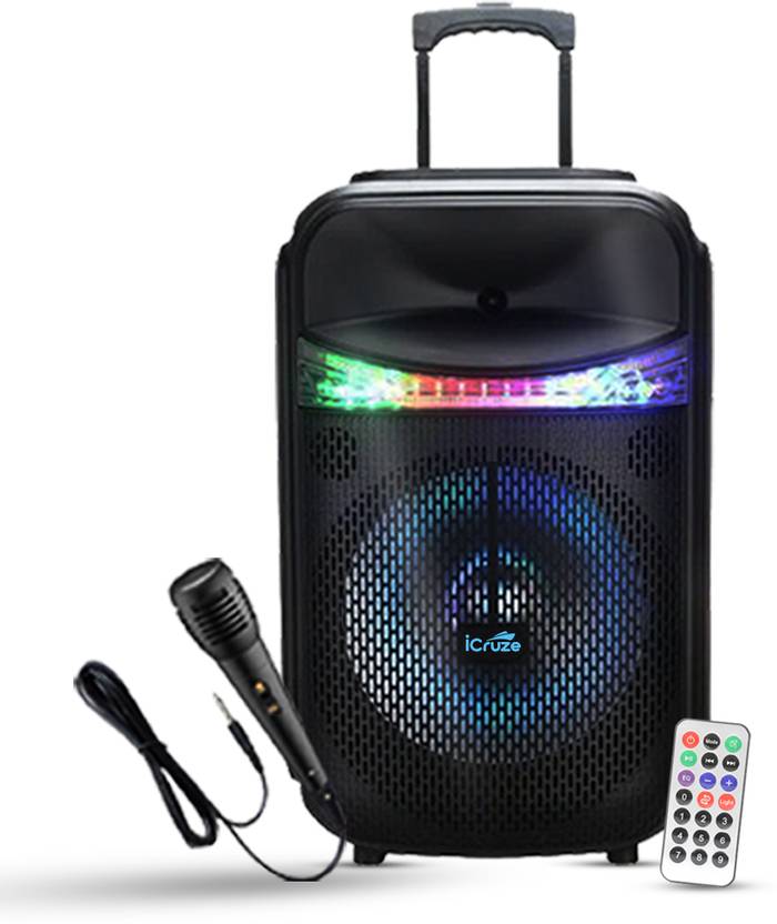 Buy iCruze Digital Carnival Bluetooth Portable Trolley Speaker, MIC