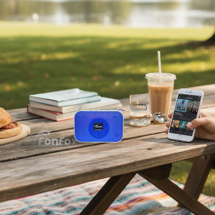 fonfox Mini Wireless Portable Bluetooth Speaker - Image 4