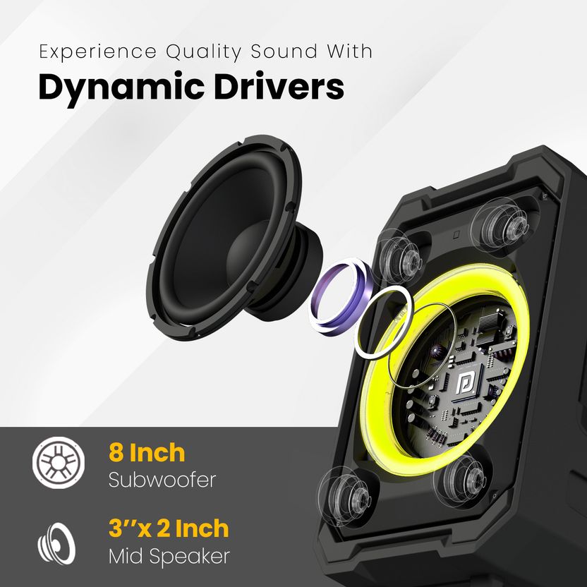 Portronics Iron Beats II TWS Wireless Speaker - Image 2