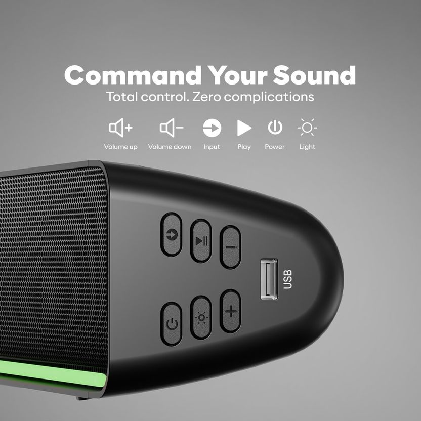 GOVO Gosurround 975 Pro 400W Bluetooth Soundbar (Silver) - Image 5