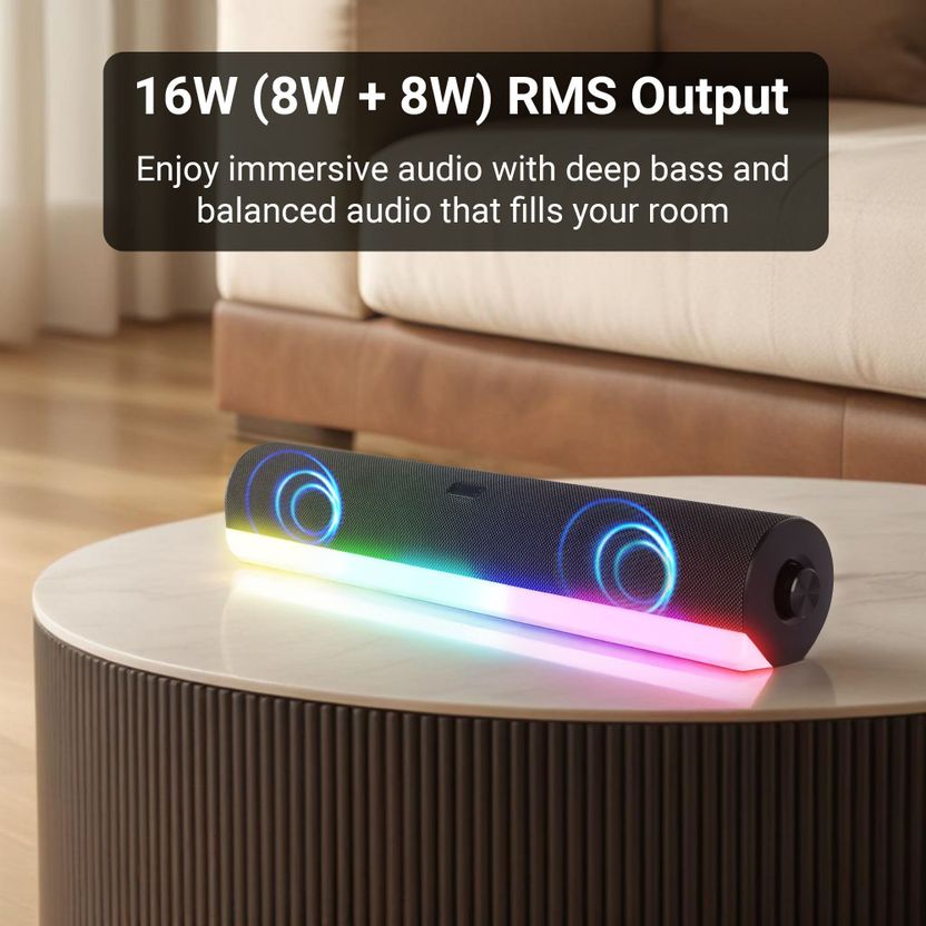 ZEBRONICS Vita 201 16W Bluetooth Soundbar Black - Image 2
