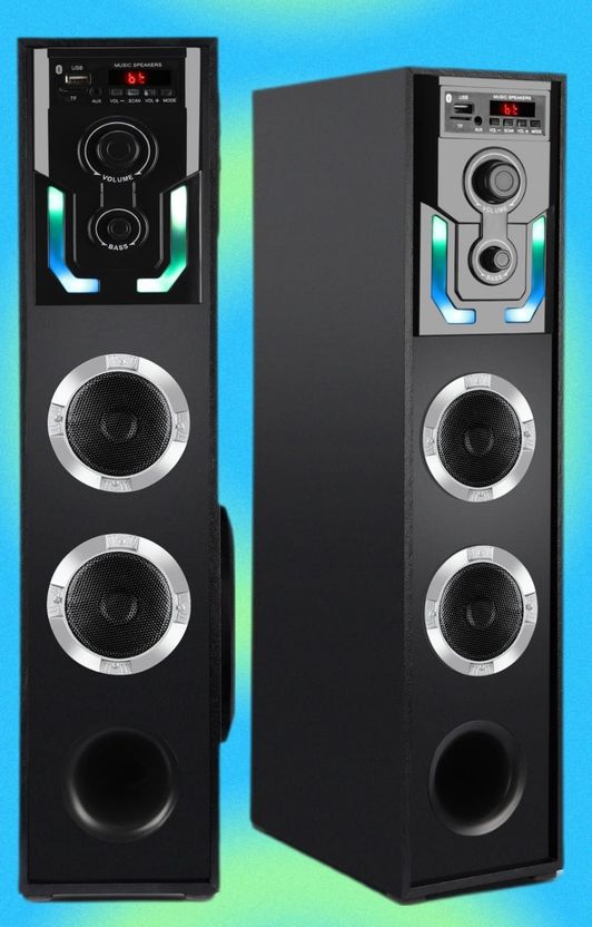 querial PHF-YG 100W Bluetooth Tower Speaker Black - Image 1
