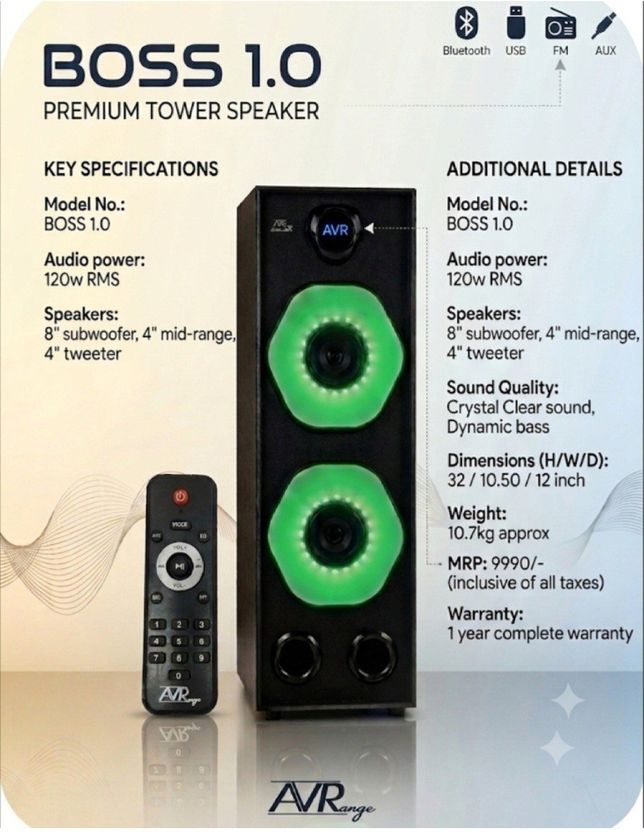 Qcluellu 83FG Tower Speaker - Image 10