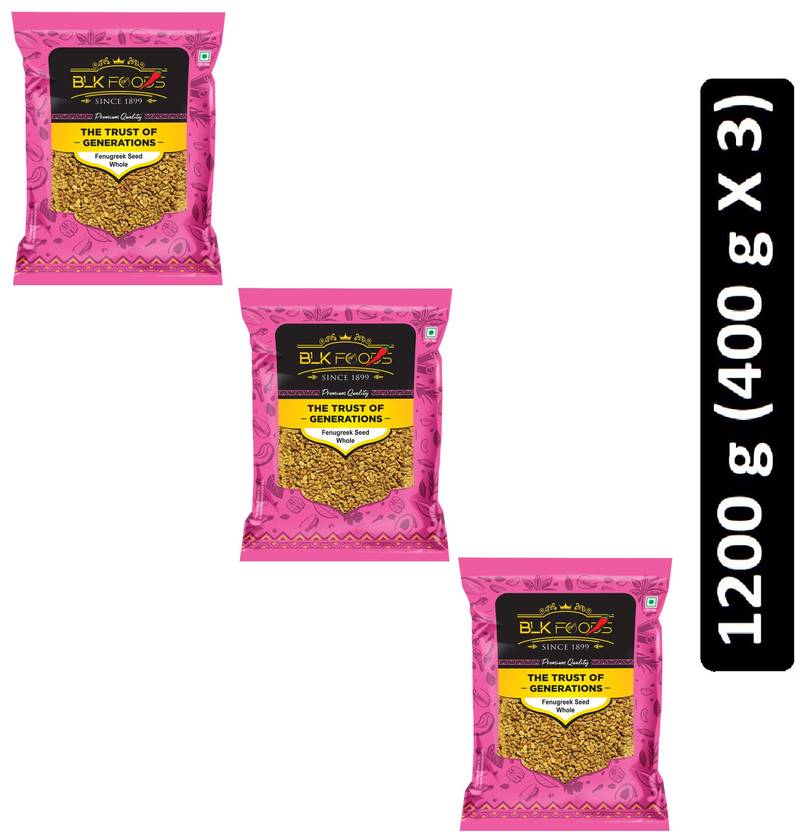 BLK FOODS Select Fenugreek Seed Whole (Methi dana Sabut) 1200g Price in