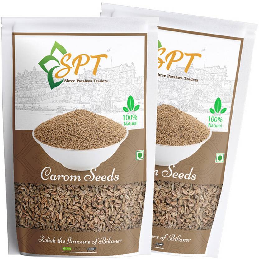 Shree Parshwa Traders Carom seeds 1Kg (500Gm x 2) Indian Taste and