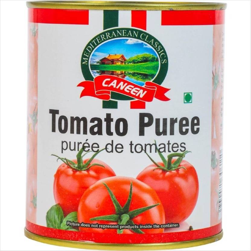 caneen TOMATO PUREE | 100% Tomatoes | Ideal for Gravies, Sauces, Pastas | Ready to Use Pastes & Purees